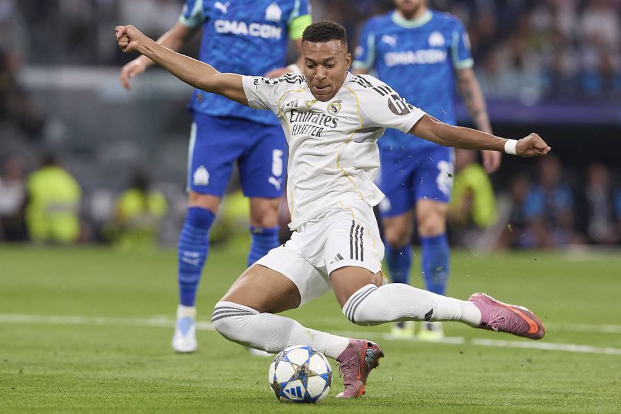 Kylian Mbappe managed the eighth Kylian Mbappe went on