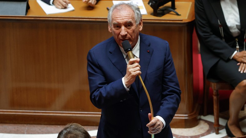 Prime Minister Francois Bayrou during the discussion about the vote of trust. Paris, September 8, 2025