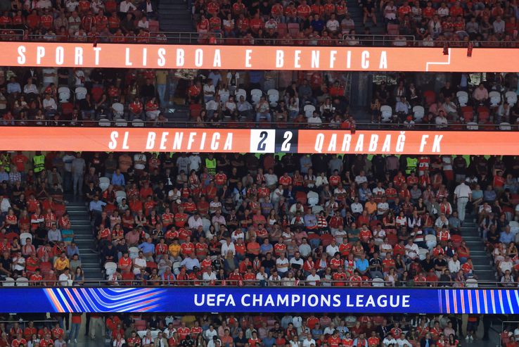 Benfica - Qarabag, Ionuț Iordache (GSP) frames