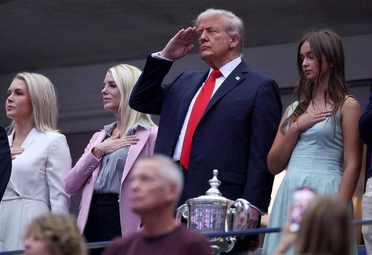 Donald Trump at the US Open / PHOTO FINAL: IMAGO