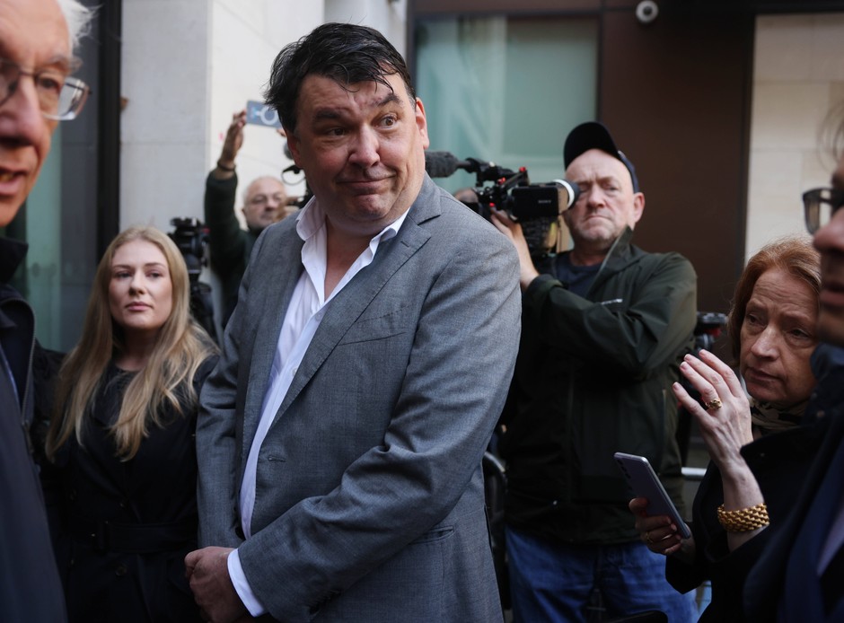 Television screenwriter Graham Linehan comes to court in London, 4 September 2025.