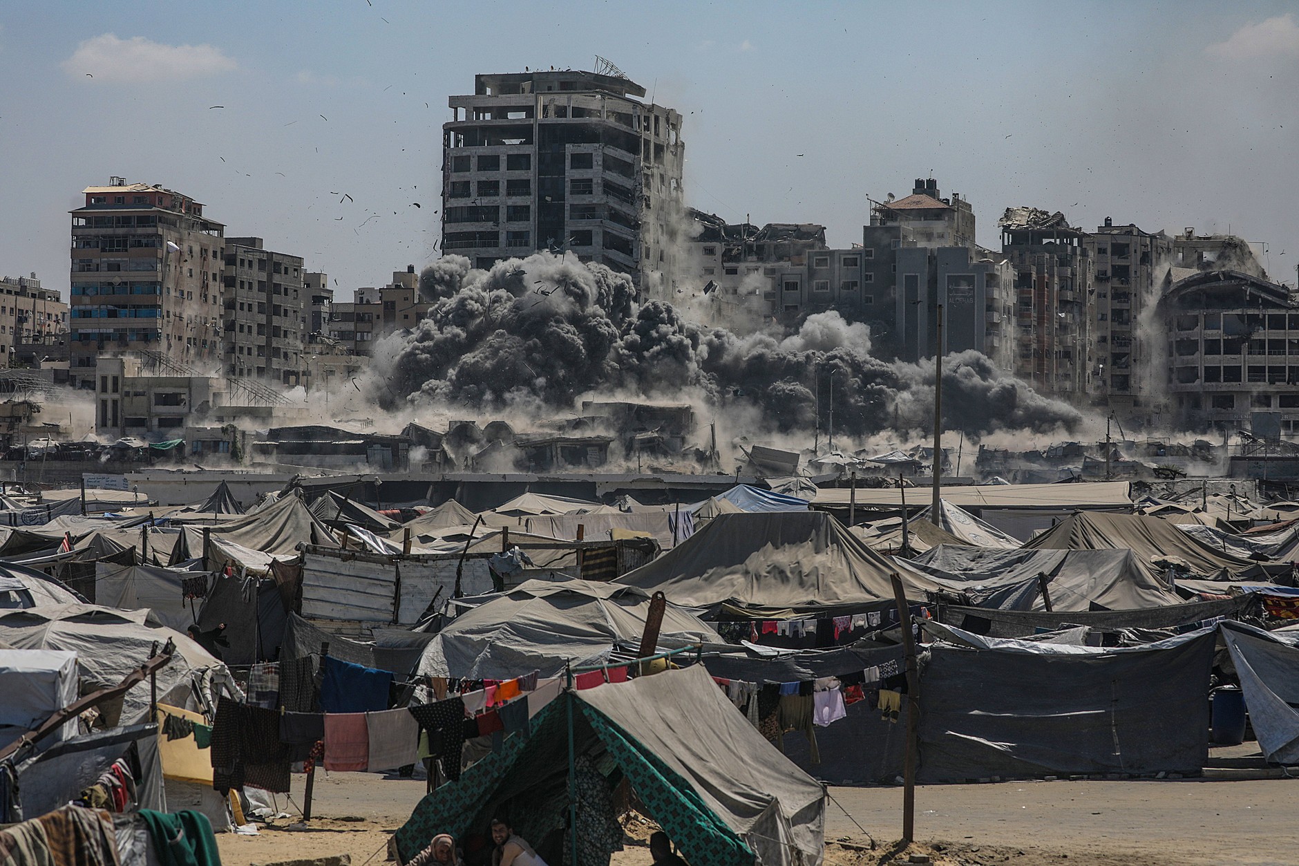 Israel's attack on a goal in the city of Gaza (September 10)