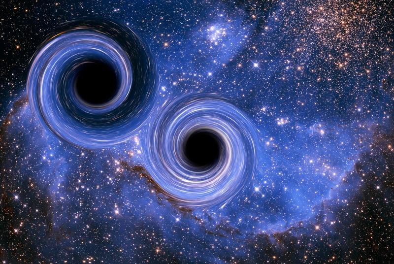 Two black holes to be united, photo: Victor de Schwanberg / Sciencerto / Profimedia Images