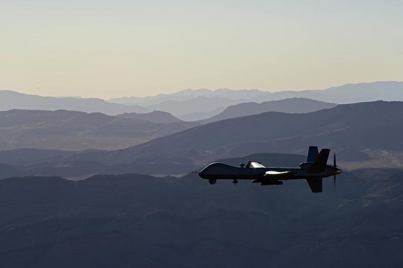 Drone MQ-9 Reaper hit by a Russian plane, photo: Abaca / Abaca Press / Profimedia