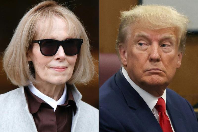E. Jean Carroll and Donald Trump, Photo: Kena Betancur / AFP / Profimedia