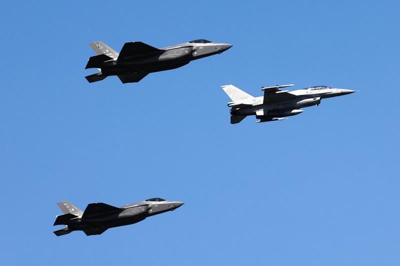 F-35 and F-16 aircraft, photo: Jakub Purzycki / AFP / Profimedia