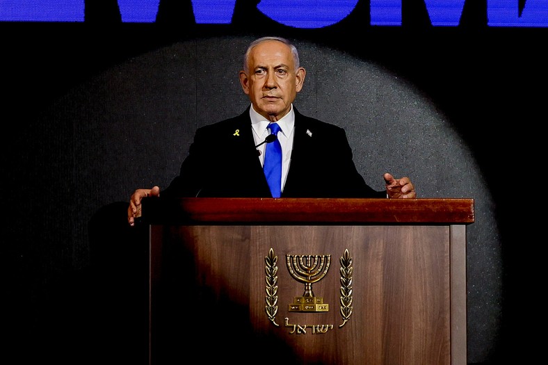Israel Prime Minister Binjamin Netanyahu in Jerusalem, August 13, 2025.
