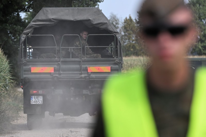 An unidentified drone fell in east of Poland, 500 meters of buildings