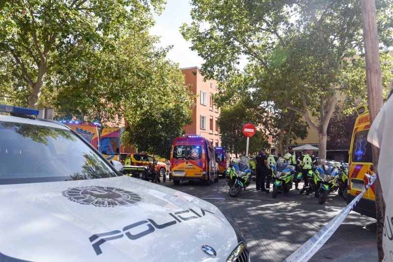Video Powerful Explosion In a Madrid cafe: At least 21 injured