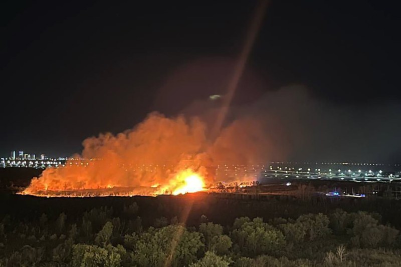 What were they had to do the Russians at the second largest oil refinery after being hit by Kiev Drones