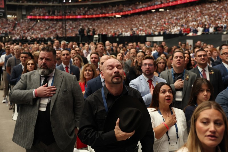 Live video tens of thousands of people present at Charlie Kirk's funerals: 