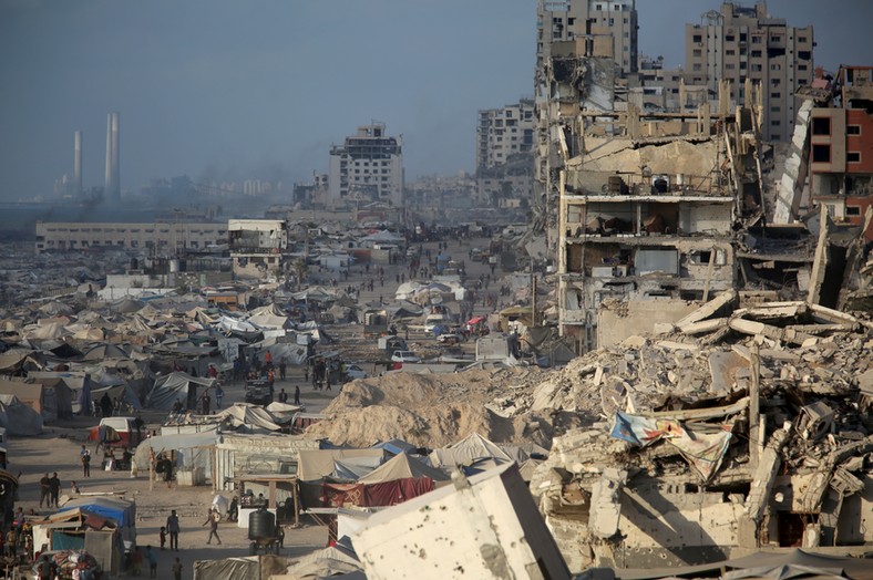 Gaza Zone destroyed by Israeli bombing, September 2, 2025.