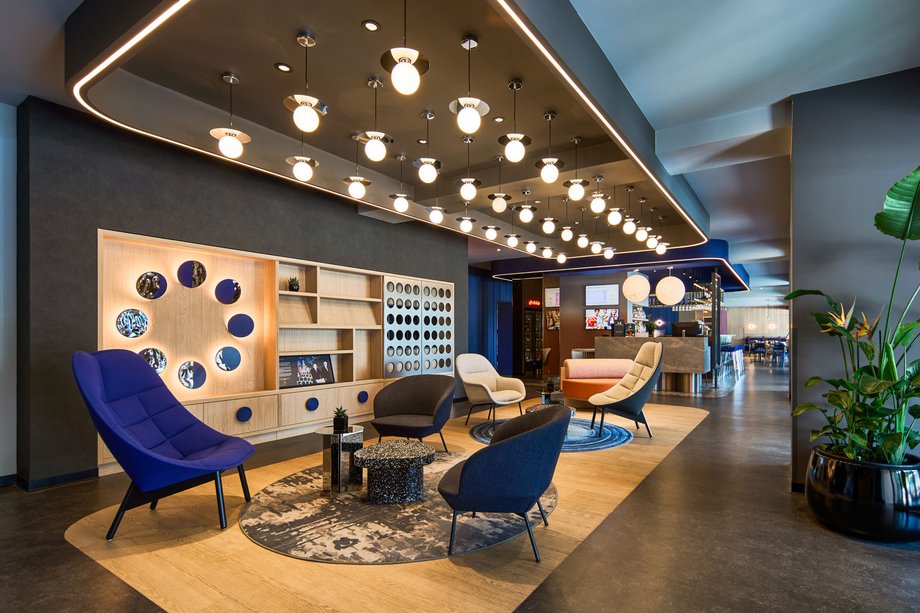 The interior of the new hotel