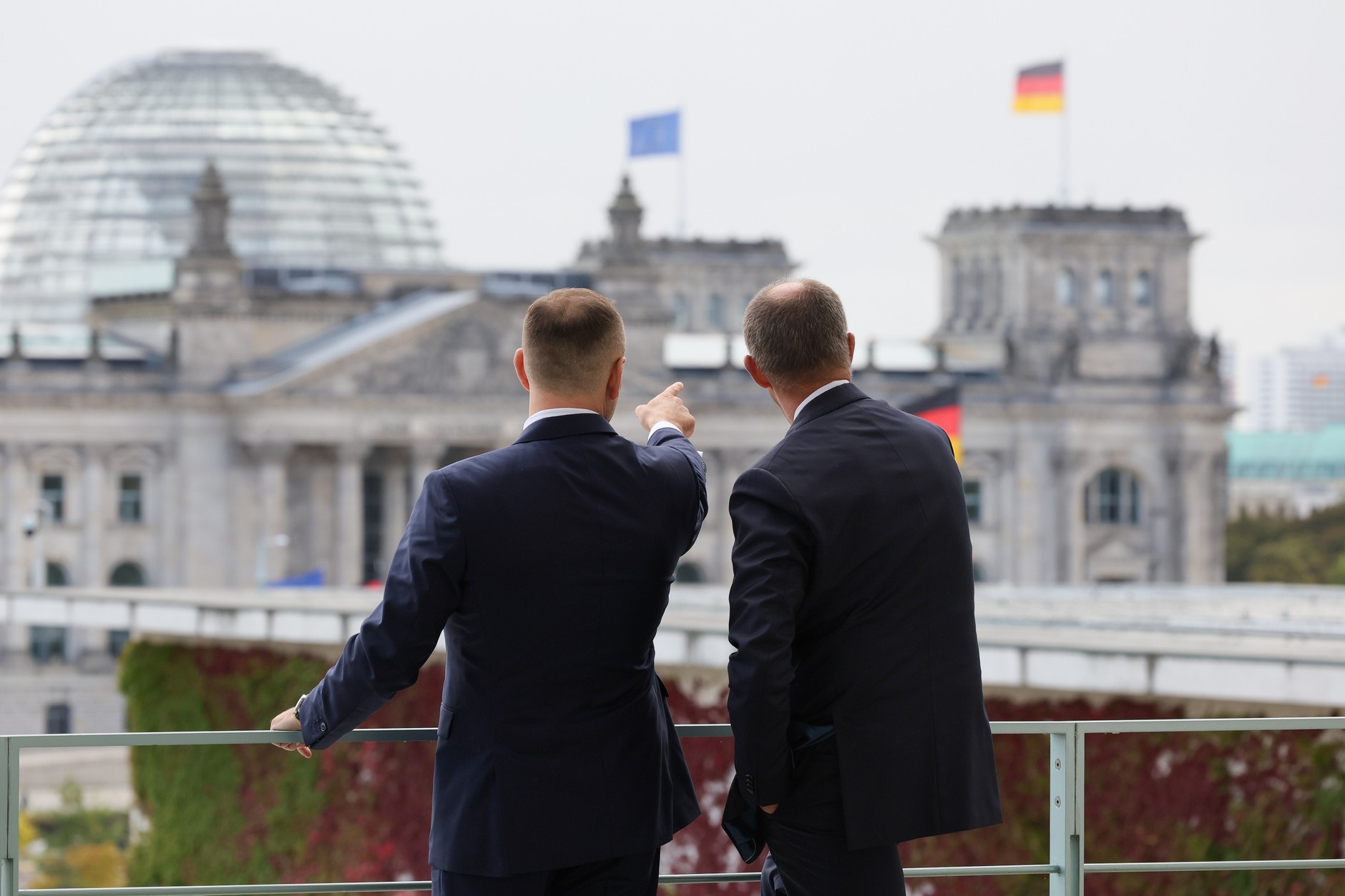 Karol Nawrocki and Friedrich Merz in Berlin