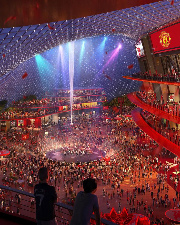 What Manchester United's new 100,000-seat stadium would look like