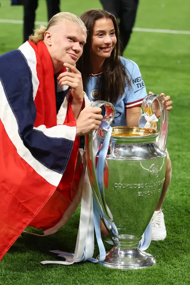 Erling Haaland and Isabel Johansen keep their relationship away from the eyes of the media and fans / Photo: Instagram