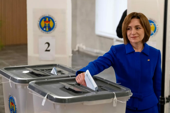 The party that supports Maia Sandu has won the elections in Moldova. Photo: Profimedia