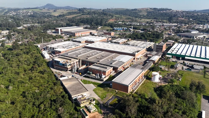 Panoramic view of a factory