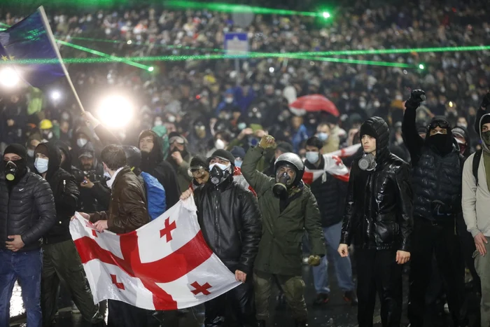 The Georgians went out again. Photo: Profimedia