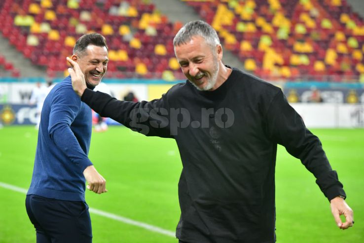 Mihai Stoica and Mirel Rădoi / the 20est images from FCSB - Craiova University / Photo: gsp.ro
