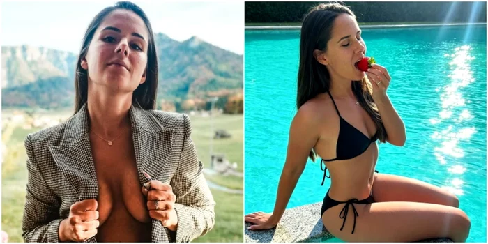 Alexandra poses provocatively