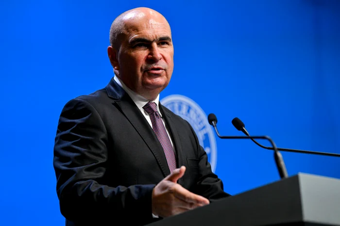 Prime Minister Ilie Bolojan PHOTO Mediafax 