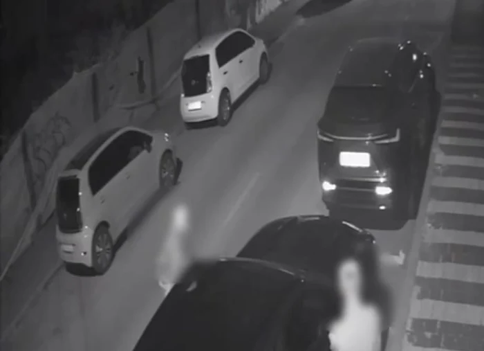 Thieves were surprised by photo surveillance cameras: video capture