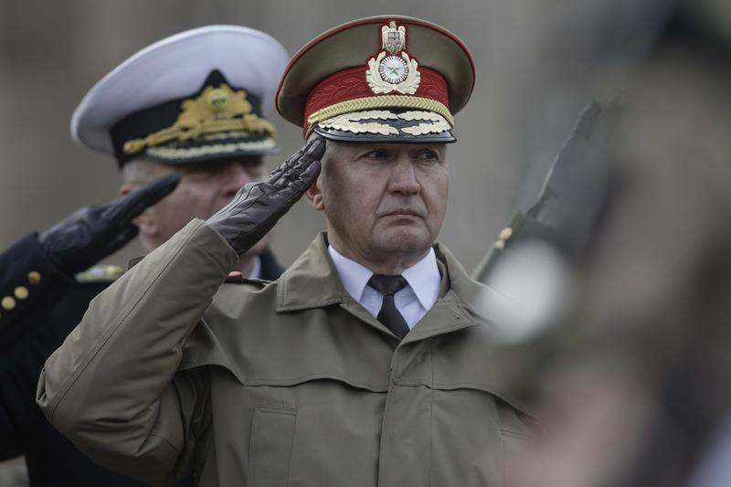 The new head of the Romanian Army, General Vlad Gheorghiță, photo: Inquam Photos / Octav Ganea