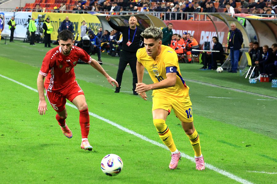 Ianis Hagi, captain -marcator in Romania - Moldova // Photo: Ionuț Iordache (GSP) Who is the