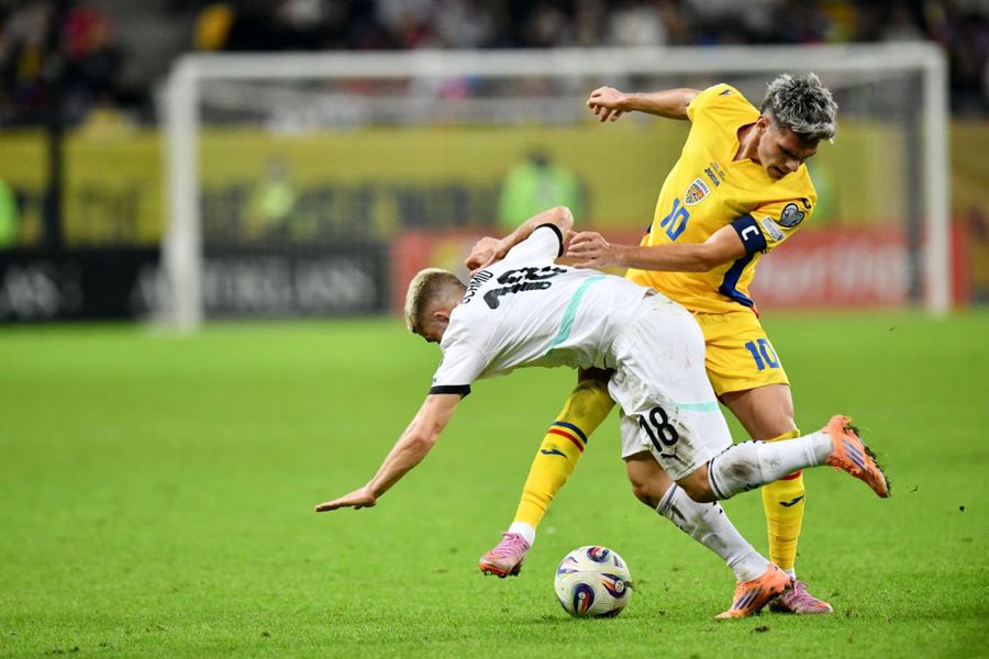 Ianis Hagi, in duel with Schmid, Romania - Austria 1-0 / Photo: Cristi Preda (GSP) What route could we have in the world play-off »Mandatory condition + the most accessible opponents