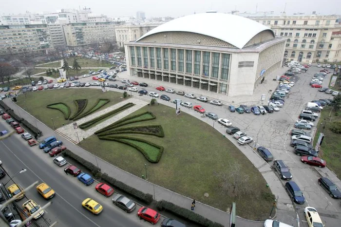 The Hall of the Palace in Bucharest. Photo: Hall of the Facebook palace