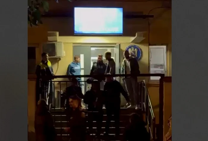 The aggressor was detained PHOTO: video capture