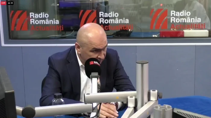 Ilie Bolojan at Radio Romania news photo capture video