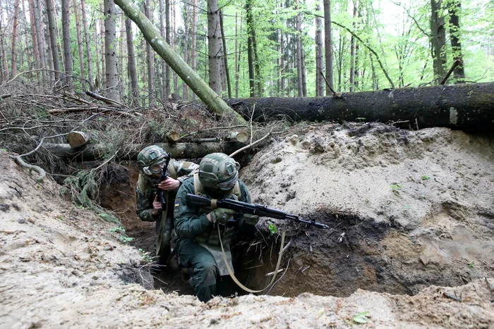 Ukrainian soldiers in training/ PHOTO: Profimedia