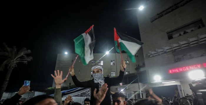 The remains were returned under a ceasefire agreement between Israel and Hamas. EPA PHOTO