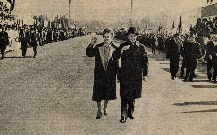 Elena Ceaușescu and Nicolae Ceaușescu. Source: Woman, 80s