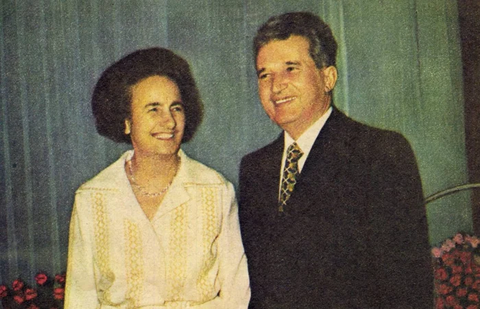 Elena Ceaușescu and Nicolae Ceaușescu. Source: Cinema. 1980