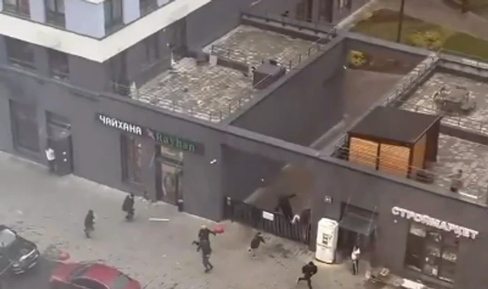 The incident took place on the streets of Moscow PHOTO Video capture Geostratfor / X