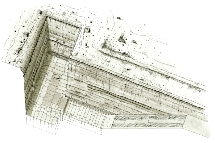 Mega structure from Zawyet El Aryan PHOTO wikipedia