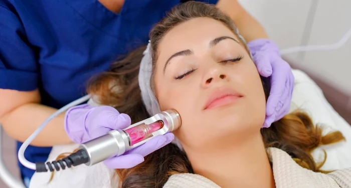 A woman on anti-aging therapy