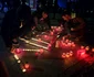 Constantians lighting candles in memory of the victims/PHOTO: Andrei Șitan