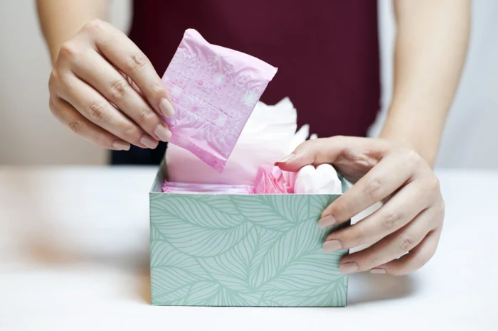 absorbent, hands, woman