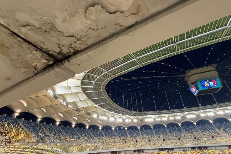 National Arena, affected by infiltration/ photo: GSP