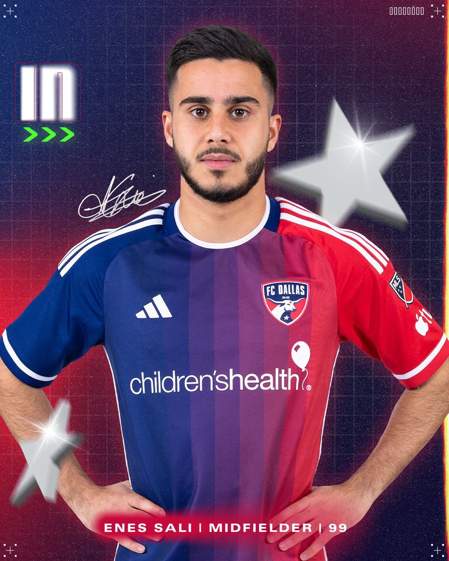Enes Sali made his MLS debut almost two years after his transfer