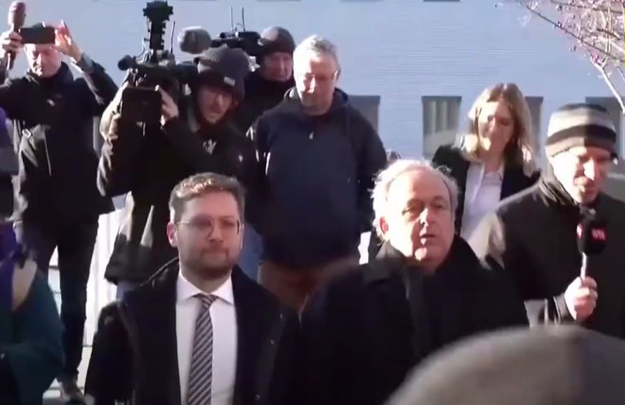 And Michel Platini appeared smiling and without regrets at the trial in Switzerland / Photo: TV capture Michel Platini breaks his silence and releases explosive new allegations: