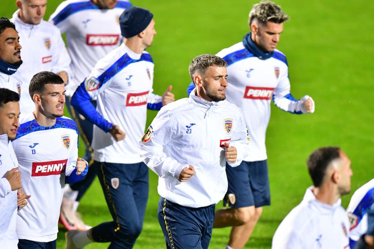 Ianis Hagi at training Romania, before Romania - Moldova, October 8, Photo: Cristi Preda / GSP