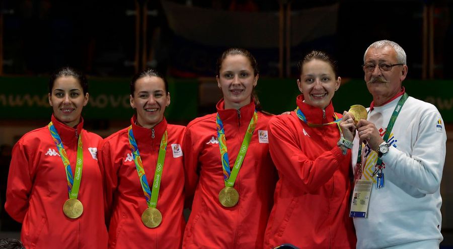 Echipa de spadă a României la JO de la Rio de Janeiro Foto: Cristi Preda Tradiția care se păstrează în sportul românesc » Campionii olimpici au confirmat în anul postolimpic