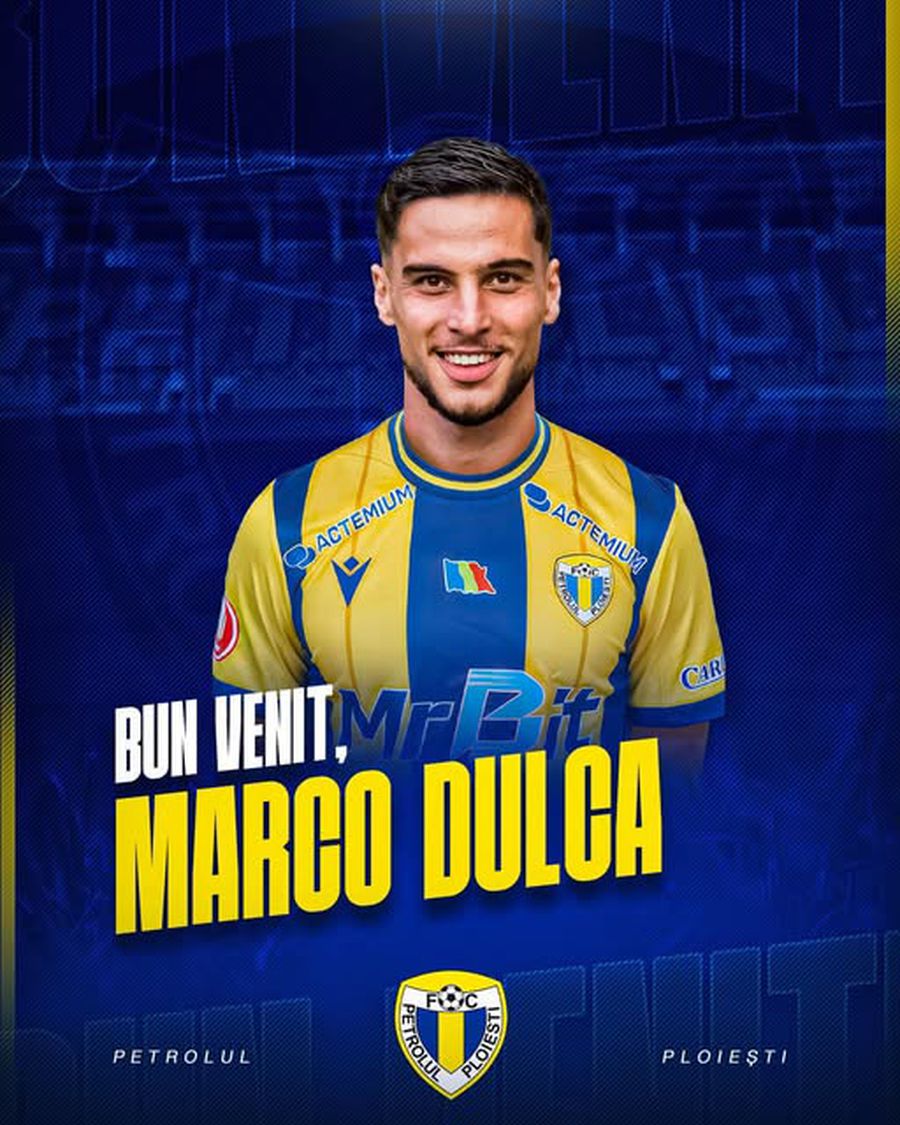 Marco Dulca signed with Ploiești / PHOTO: Facebook Marco Dulca signed and officially returned to the Superliga:
