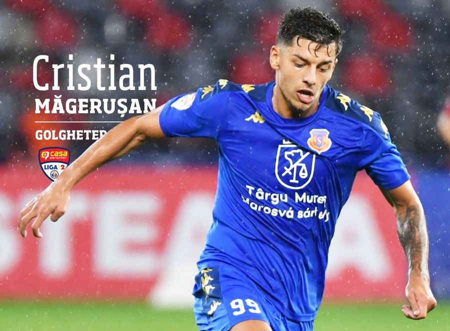 Cristian Măgerușan is the goalscorer of the second league // Photo source: Facebook @ Come on football Three years on the cough,