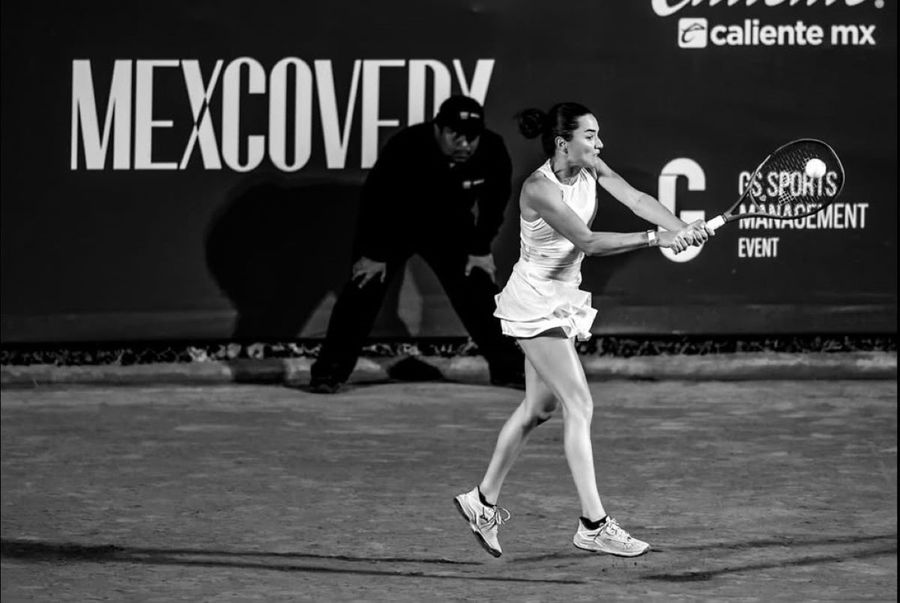 Miriam Bulgaru in action at Queretaro Photo: Queretaro Open Miriam Bulgaru stopped in the quarterfinals of the WTA 125 tournament in Queretaro